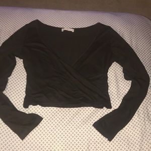 Long sleeve crop top
